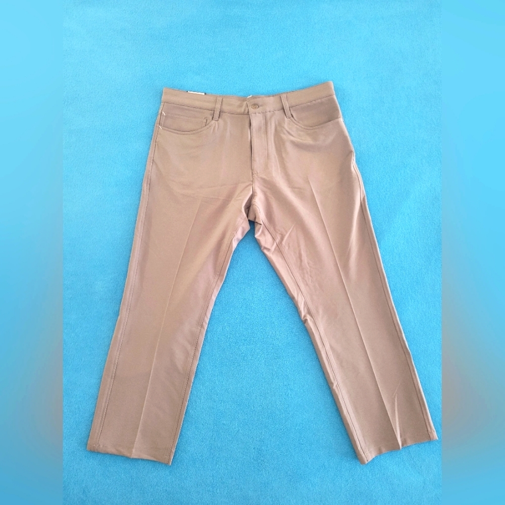 Footjoy FJ Athletic Fit Golf Pants Performance Slimmer Fit Men's Size 35x32 Grey